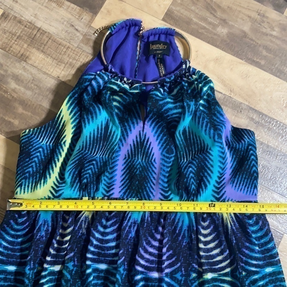 Laundry maxi dress by: shelli Segal size 2 - Picture 11 of 11